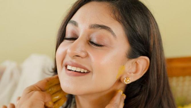 Exclusive Glimpses of Intimate Haldi and Mehendi Ceremonies